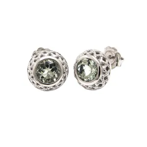 Andrea Candela Green Amethyst Earrings