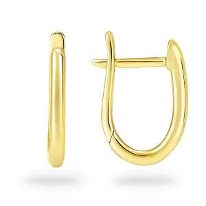 Duo Solid 9ct Yellow Gold Oval Hoops