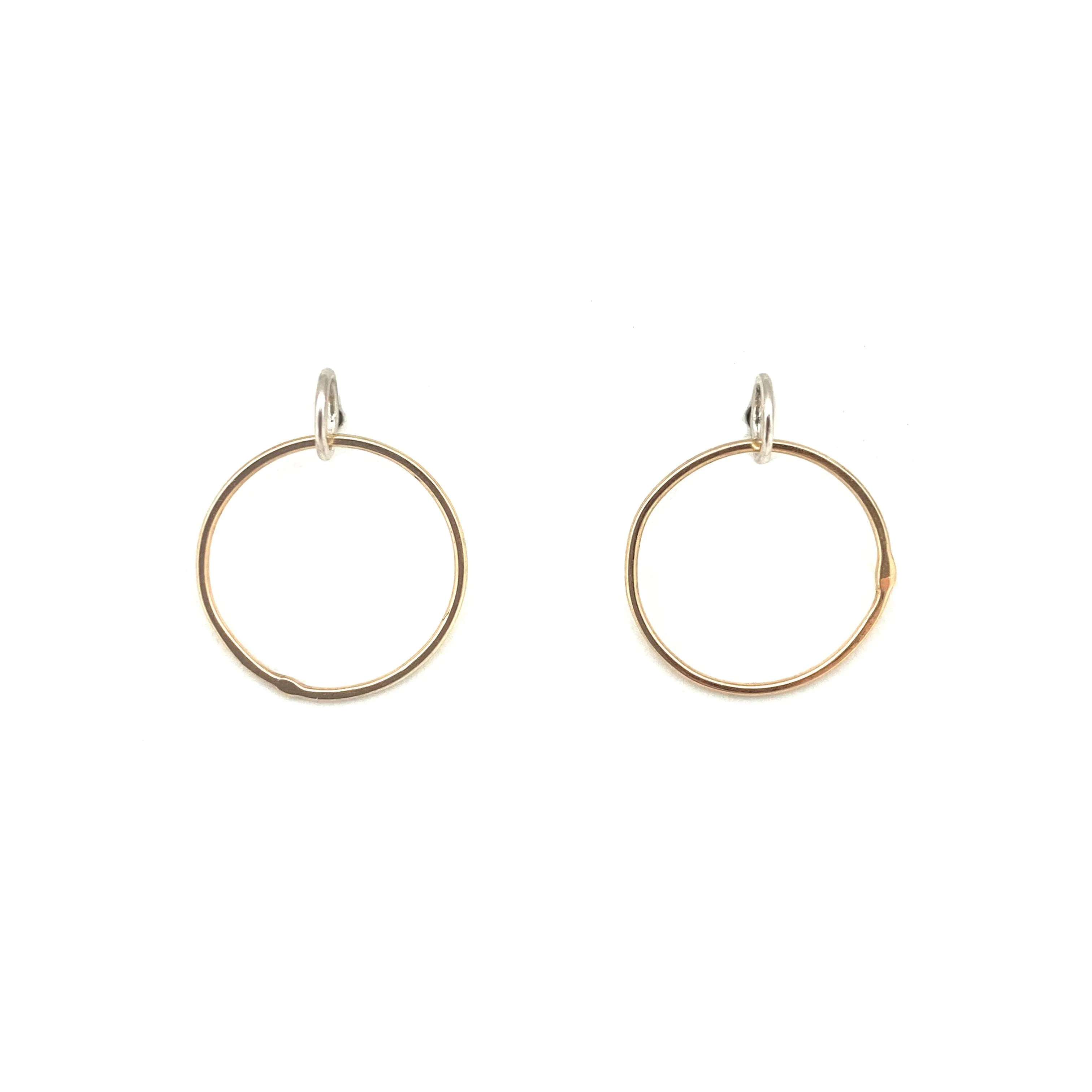 Gold Circle Studs