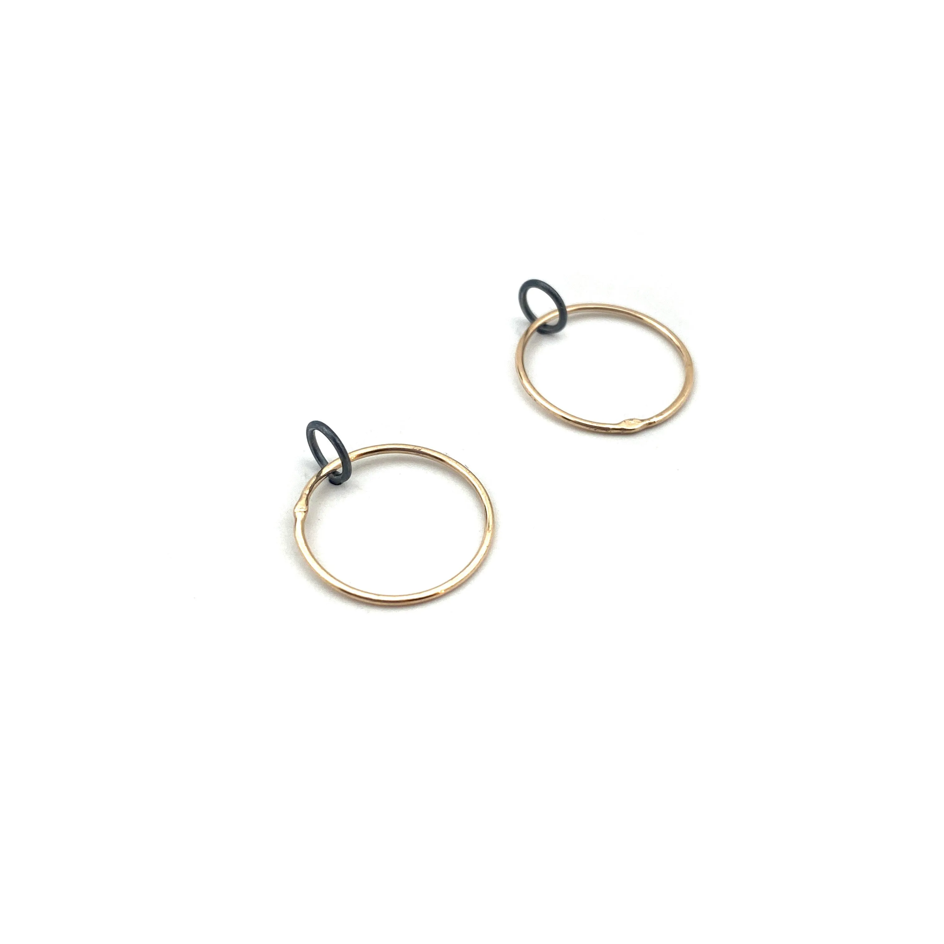 Gold Circle Studs