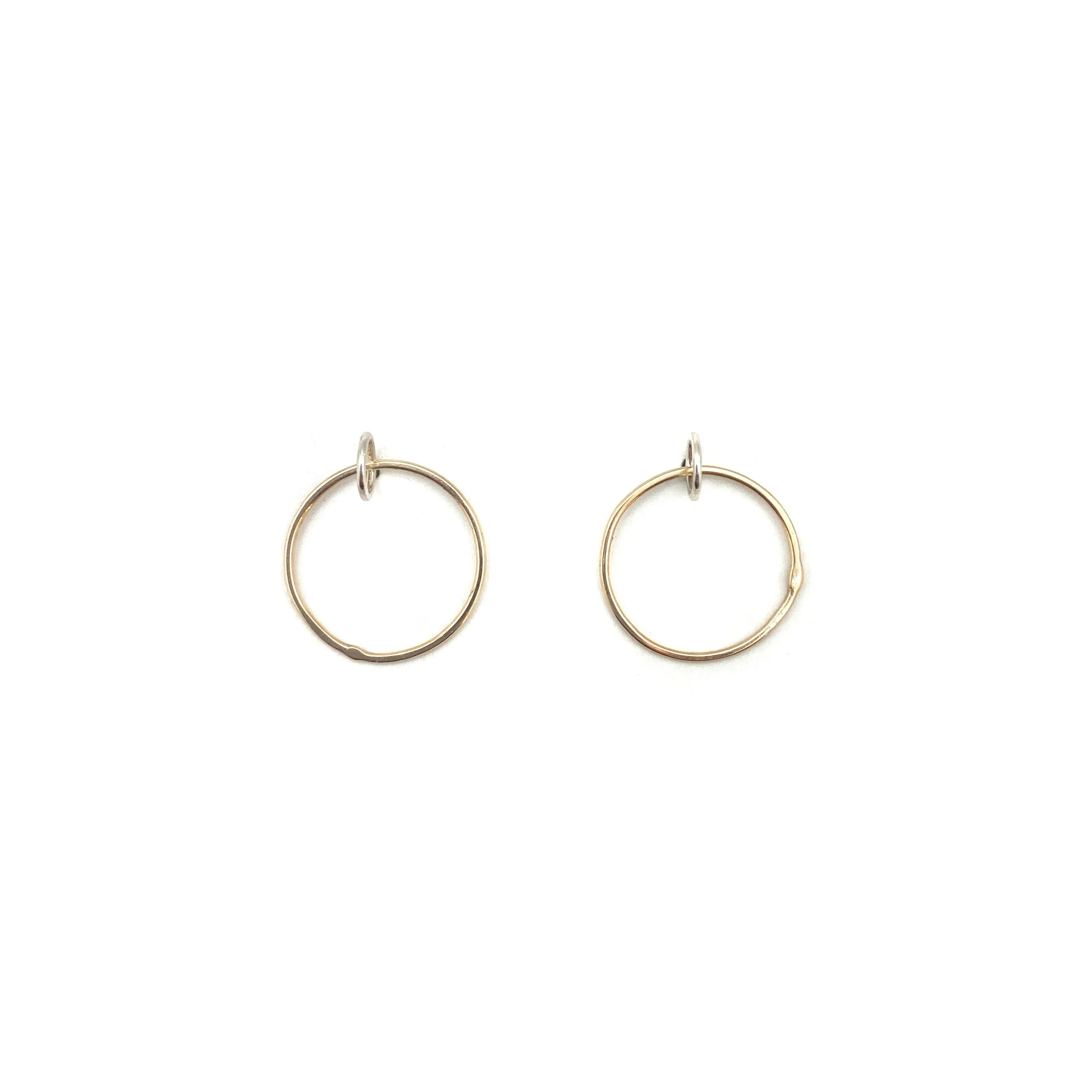 Gold Circle Studs