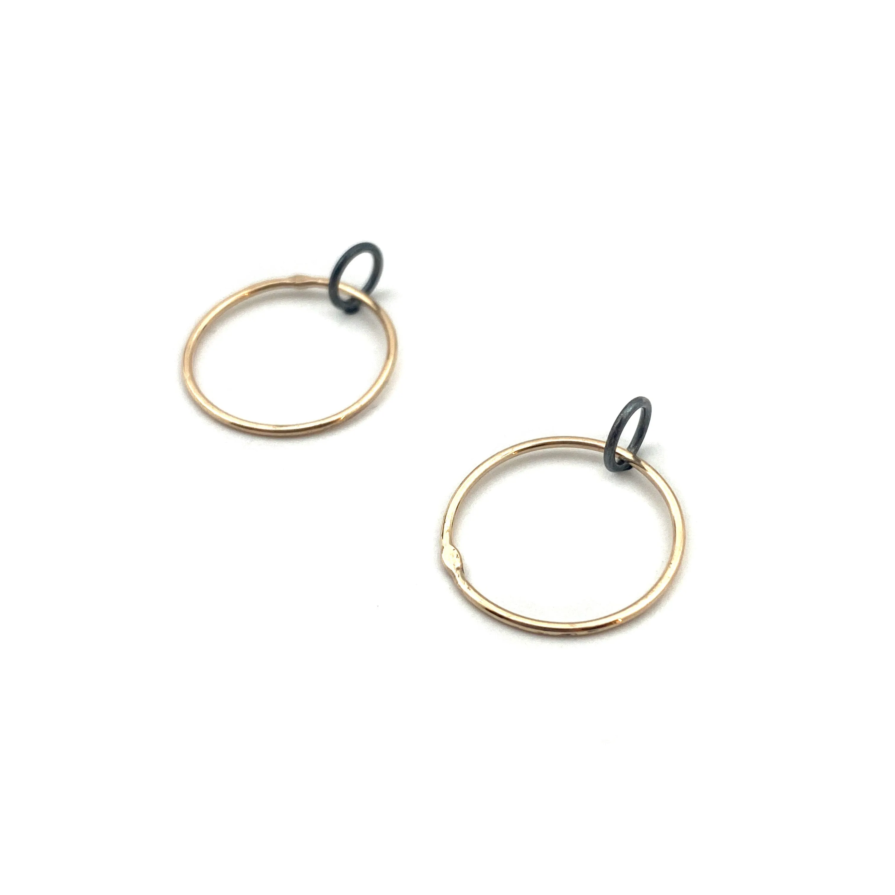 Gold Circle Studs