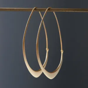 Large Facet Hoops