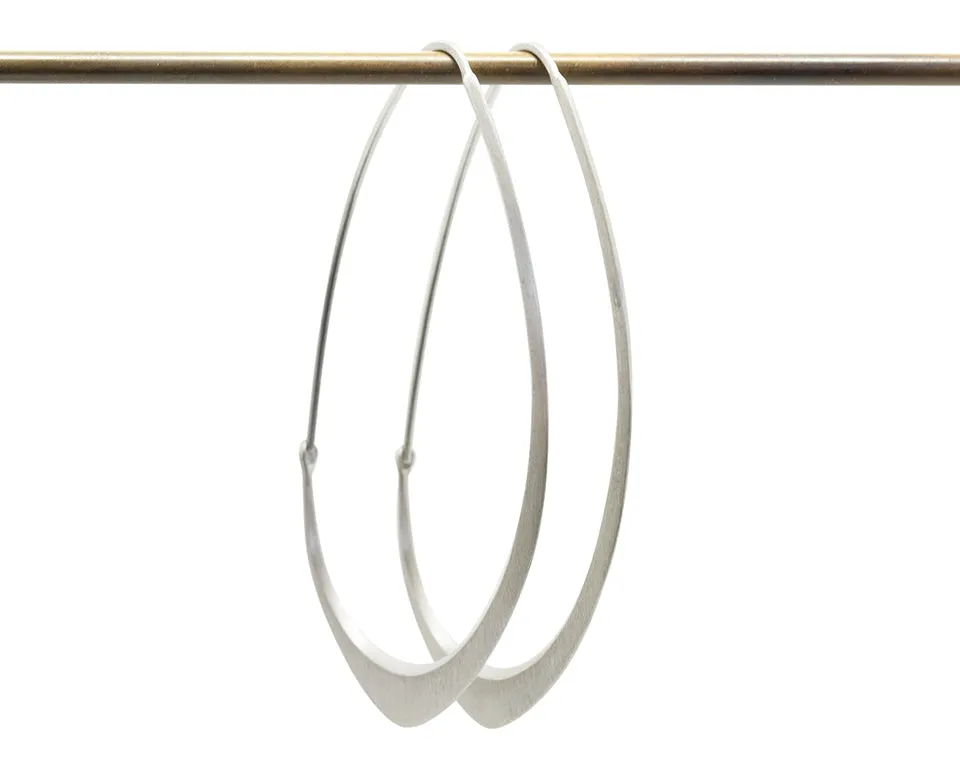 Large Facet Hoops