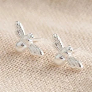 Lisa Angel Sterling Silver Bumblebee Stud Earrings