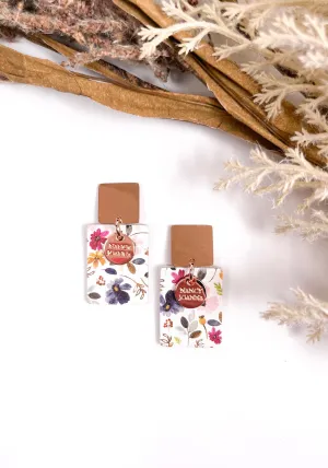 Mini Floral Rectangle Drops