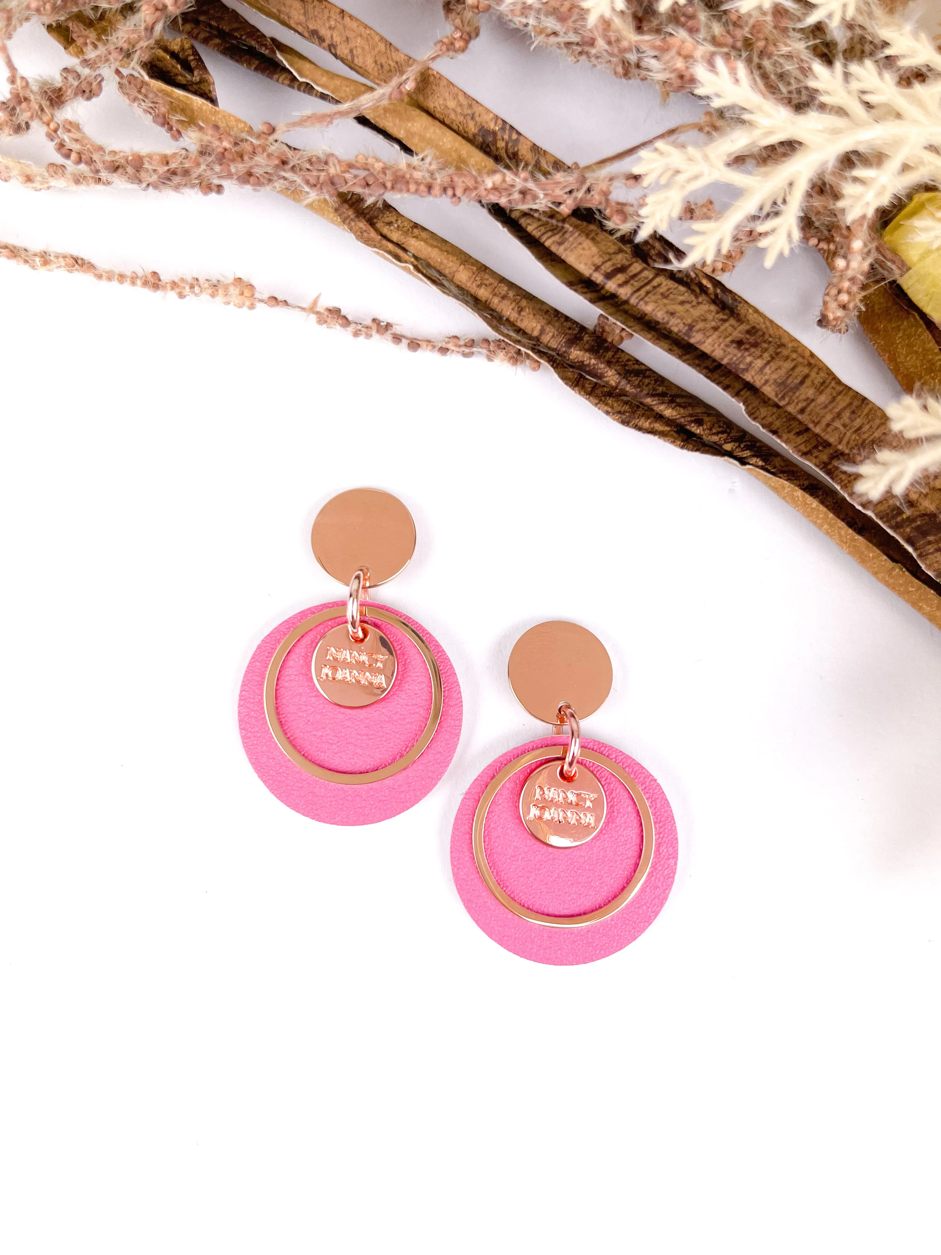 Mini HOT PINK ROUND Drops