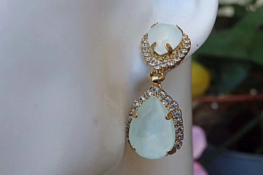 Mint Green Earrings