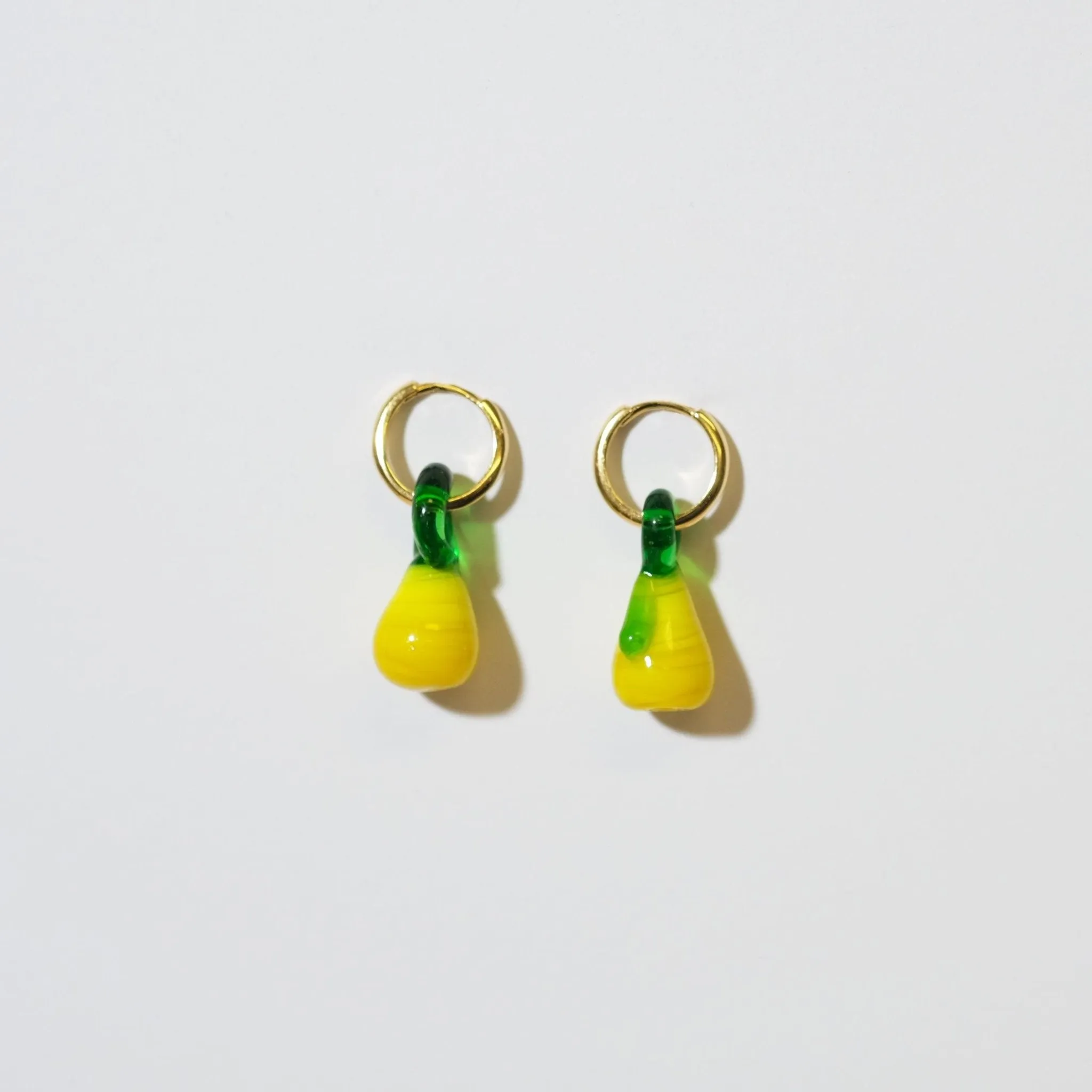 Pear Hoop Earrings