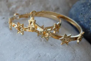 Star of David Hoop Earrings