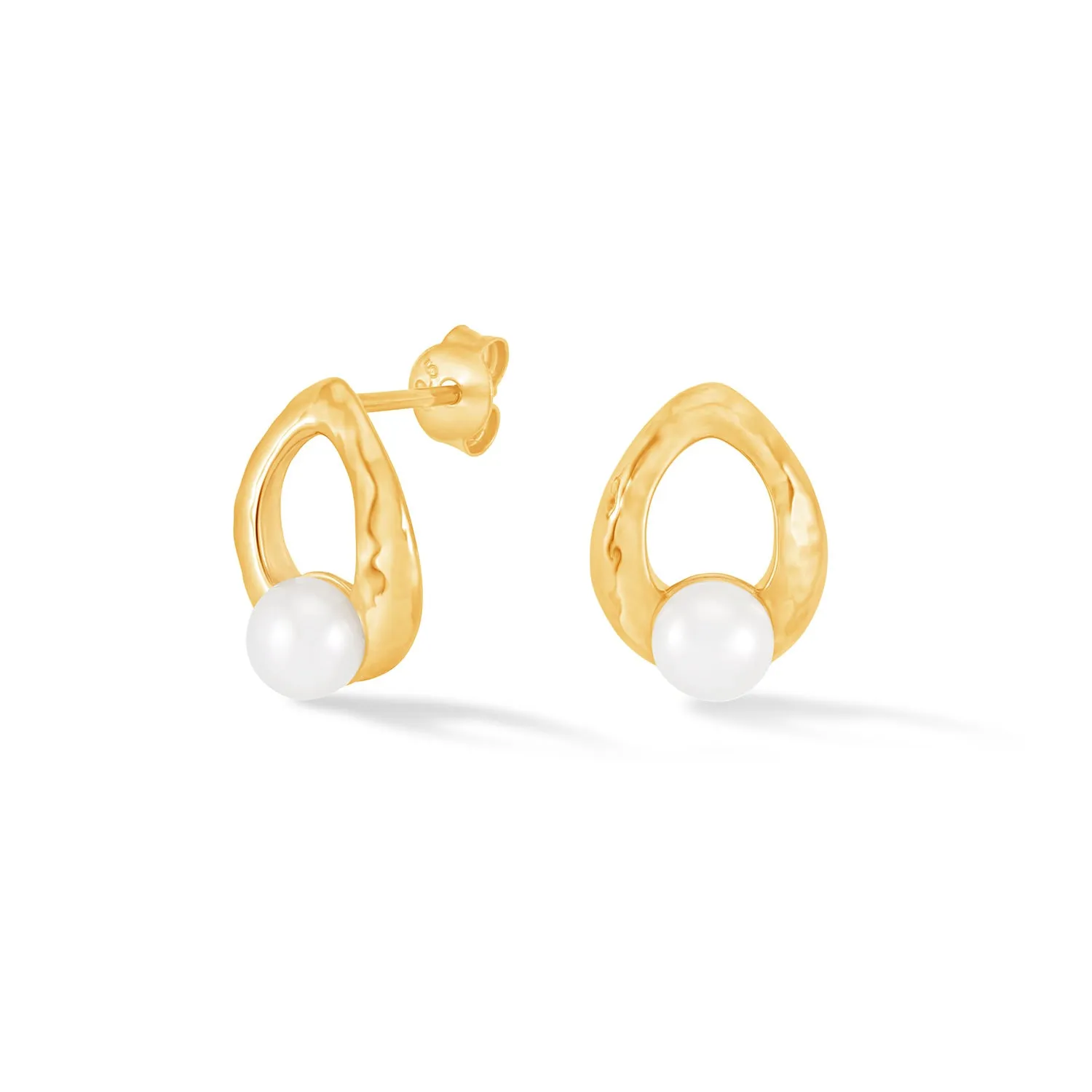 Waterfall Pearl Droplet Studs